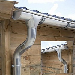 Gouttière zinc